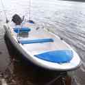 Стекло-пластиковая лодка пингвин (тримаран)