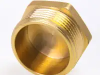 Заглушка латунная внутренняя, D 4-50 мм