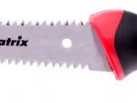 Ножовка по гипсокартону, 180 мм, две рабочие кромки полотна, двухкомпонентная рукоятка//