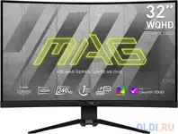 Монитор msi 31.5" mag 325cqrxf черный va led 16:9 hdmi has