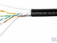 Skynet кабель ftp outdoor, медный, 4x2x0,48, fluke test, кат.5e, однож., 305