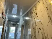 Установка гибкого мрамора, бамбуковых панелей, шпон панелей и мдф панелей  Тв зон Прихожих  Кухонных фартуков Проработка, фотография 2