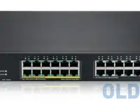 Гибридный smart l2 коммутатор poe+ zyxel nebulaflex gs1915-24ep, rack 19", 24xge