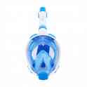 Маска подводная полнолицевая sargan галактика премиум десткая белая/голубая, фотография 7