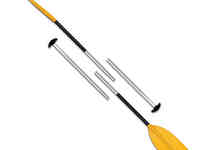 Весло tnp байдарка+ каноэ полиэтилен 4 части 205см/145+155