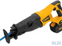 Пила сабельная аккумуляторная бесщет brc-120,  18в li-ion// denzel