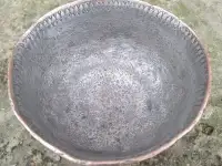 Медная Чаша 19 век ручная работа, фотография 7