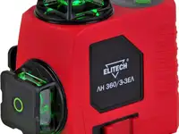 Лазерный нивелир elitech лн 360/3-зел