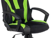 Кресло для геймеров zombie zombie 9 чёрный салатовый