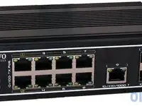 Коммутатор osnovo sw-60812/i 8x100mb 1g 2sfp 300w