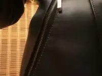 Кардиган и кожаный натуральный плащ, фотография 4