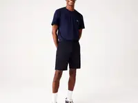 Мужские шорты  lacoste из эластичного хлопка