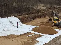 Геоспан ТНПЭ от 10050кН до 1200100 кН Тканый геотекстиль из прочных полиэфирных нитей, фотография 5