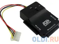 Док станция для hdd/ssd sata agestar 3fbcp ide пластик черный