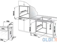 Электрический шкаф gefest эдв да 602-01 белый