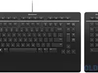 Клавиатура 3dconnexion keyboard pro with numpad black —