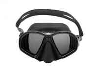 Маска подводная scorpena м (черный силикон) зеркальные линзы