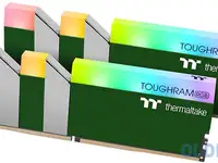 16gb thermaltake ddr4 3600 dimm toughram rgb racing green gaming memory
