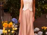 Шелковая юбка плиссе в длине миди