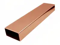 Труба медная профильная Размер: 10х15х2х3 мм; 110х55х5х6 мм; 17х8х3х2 мм