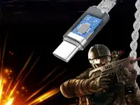 Провод VARLO Type-C на QDC 0,75 HiFi 7.1 Silver, фотография 2