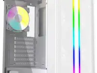 Корпус powercase mistral evo white, tempered glass, 1x 120mm pwm argb