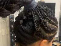 Плетение косичек, афро, фигурные, колоски, фотография 4