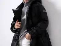 Пальто на молнии с капюшоном на кнопках vassa&co, фотография 2