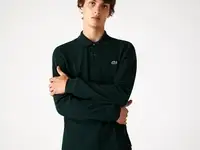 Поло lacoste classic fit с длинным рукавом