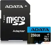 Карта памяти microsdxc 256gb a-data ausdx256guicl10a1-ra1