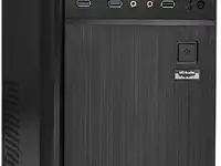 Корпус atx exegate xp-402u2-500w-12 500 вт чёрный