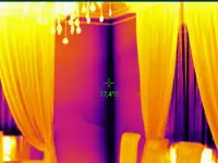 Отопление Теплый пол Поиск утечки воды тепла  Тепловизор обследование, фотография 7