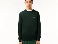 Мужской свитер lacoste с круглым вырезом из органического хлопка
