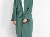 Пальто халатного типа с поясом vassa&co