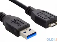 Кабель buro mk30-am-1.5 micro usb 3.0 b (m) usb a(m) 1.5м