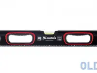 Уровень алюминиевый, усиленный, фрезерованный, 3 глазка, 2 комп. рукоятки, 800 мм//