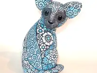 Копилка Кошка ажурная, фотография 5