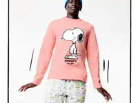 Мужская футболка lacoste x peanuts из органического хлопка