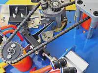 Кромкооблицовочный станок DM-117 PRO c автоматической подачей заготовки, фотография 5