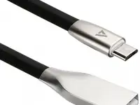 Кабель microusb 1.2м acd acd-u922-m1b плоский черный