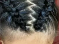 Плетение косичек, афро, фигурные, колоски, фотография 5