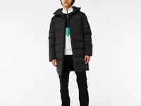 Мужская утеплённая куртка lacoste с капюшоном