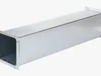 Прямоугольные пластиковые воздуховоды для вентиляции, Ширина: 60-2000 мм, h 100.-2000 мм, s 0,5-10 мм