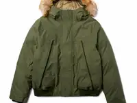 Мужская короткая парка lacoste с мехом