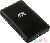 Внешний контейнер для hdd 2.5" sata agestar 3ubcp3 usb3.1 черный