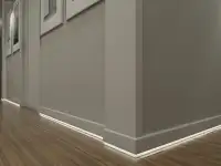 Теневой плинтус анодированный, фотография 2