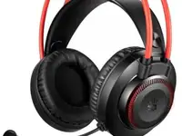 Наушники с микрофоном a4tech bloody g200s черный/красный 2м мониторные usb оголовье