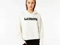 Женская толстовка lacoste branded print hoodie
