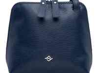 Сумка женская из кожи mallow dark blue, фотография 2