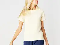 Женская футболка lacoste slim fit из органического хлопка